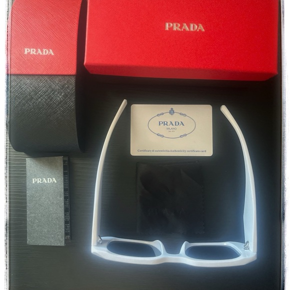 Prada White Sunglasses - Picture 3 of 3